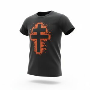 T‑shirts personnalisé décoloration croix de lorraine