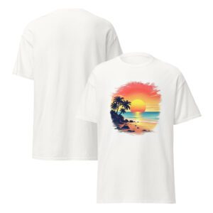 T‑shirt coucher de soleil